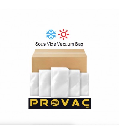 PROVAC™ Sous Vide Nylon 3 Side Seal Vacuum Bag Clear 40*60cm*100mic